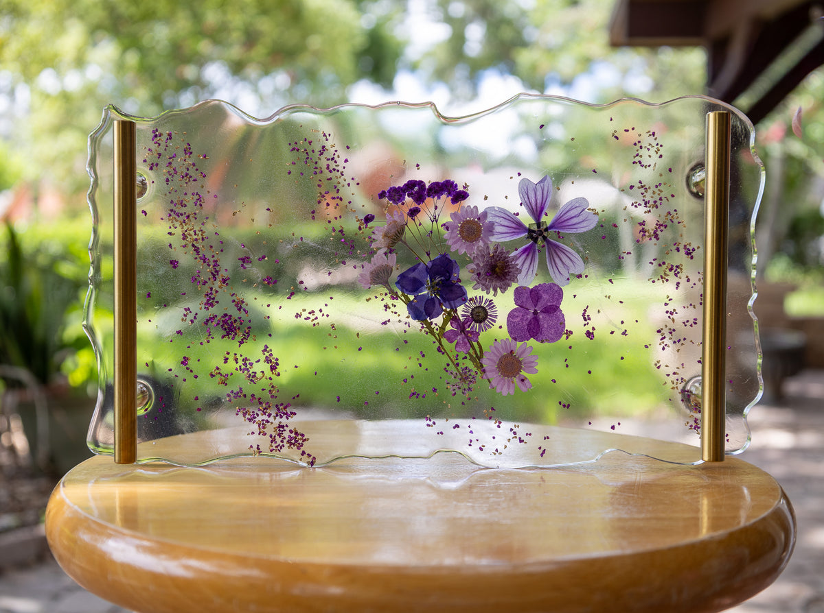 Floral Resin Tray