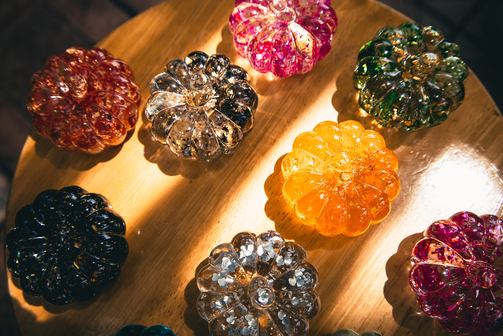 Resin Pumpkin Paperweights